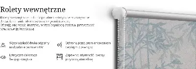 Unutarnja rolo zavjesa Lišće