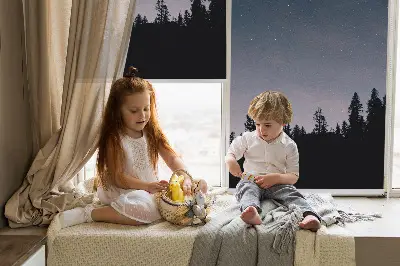 Rolo zavjesa za balkonska vrata Zvjezdano nebo