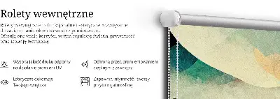 Unutarnja prozorska rolo zavjesa Apstraktna brda