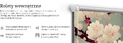 Rolo zavjesa za prozor Cvijet trešnje