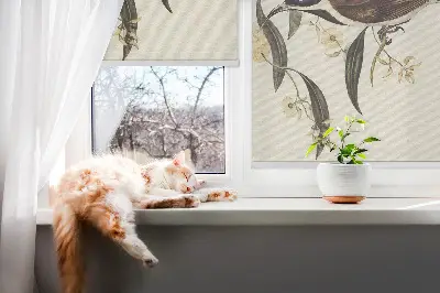Unutarnja rolo zavjesa Ptice na drvetu