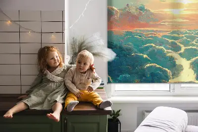 Unutarnja rolo zavjesa za prozor Zalazak sunca