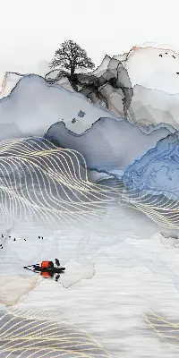 Unutarnja rolo zavjesa za prozor Mutne planine