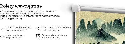 Rolo zavjesa za prozor Planine u magli