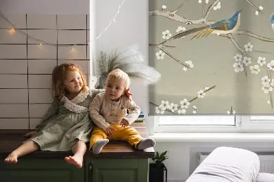 Unutarnja rolo zavjesa Ptice na grani
