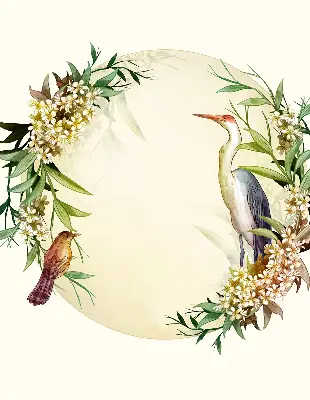 Unutarnja rolo zavjesa Ždral u krugu zelenila