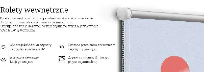 Platnena rolo zavjesa Planine u magli