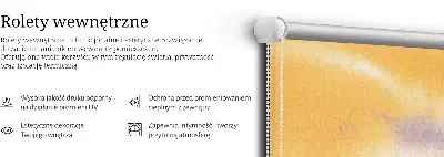 Unutarnja rolo zavjesa Zalazak sunca nad jezerom