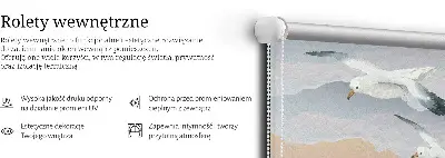 Rolo zavjesa za prozor Ptice u letu