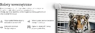 Rolo zavjesa za balkonska vrata Tigar
