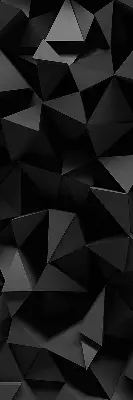 Unutarnja zatamnjujuća rolo zavjesa Crni origami