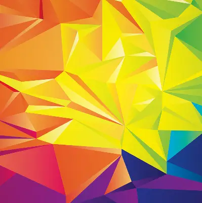 Unutarnja zatamnjujuća rolo zavjesa za prozor Šareni origami uzorak