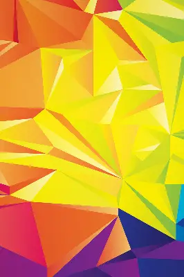 Unutarnja zatamnjujuća rolo zavjesa za prozor Šareni origami uzorak