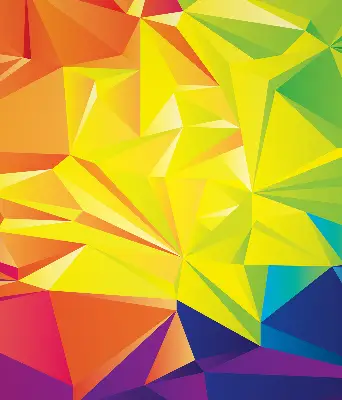 Unutarnja zatamnjujuća rolo zavjesa za prozor Šareni origami uzorak