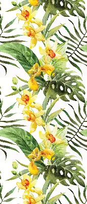 Zatamnjujuća rolo zavjesa za prozor Žuti cvijet