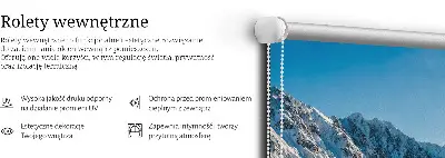 Platnena zatamnjujuća rolo zavjesa Planine