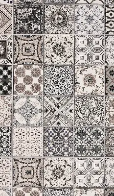 Unutarnja zatamnjujuća rolo zavjesa Portugalski uzorci