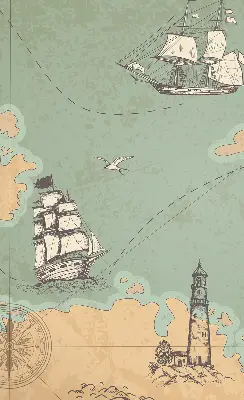 Unutarnja zatamnjujuća rolo zavjesa Karta oceana