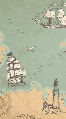 Unutarnja zatamnjujuća rolo zavjesa Karta oceana