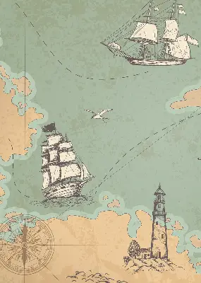 Unutarnja zatamnjujuća rolo zavjesa Karta oceana