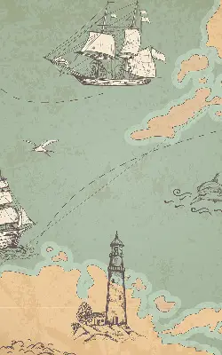 Unutarnja zatamnjujuća rolo zavjesa Karta oceana