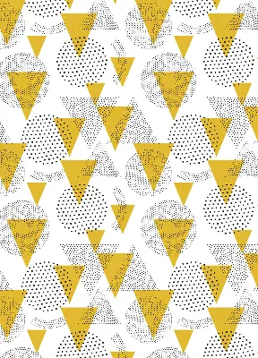 Zatamnjujuća rolo zavjesa za prozor Trokuti i krugovi napravljeni od točkica