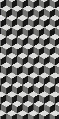 Unutarnja zatamnjujuća rolo zavjesa za prozor 3D kocke