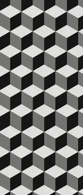 Unutarnja zatamnjujuća rolo zavjesa za prozor 3D kocke