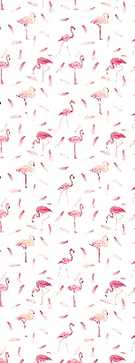 Unutarnja prozorska zatamnjujuća rolo zavjesa Flamingosi i njihovo perje