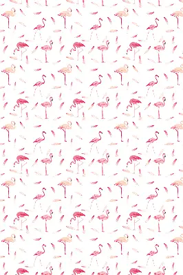 Unutarnja prozorska zatamnjujuća rolo zavjesa Flamingosi i njihovo perje