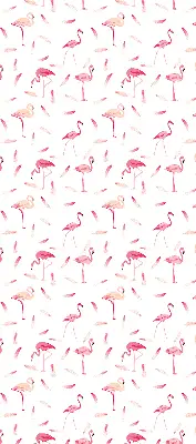 Unutarnja prozorska zatamnjujuća rolo zavjesa Flamingosi i njihovo perje