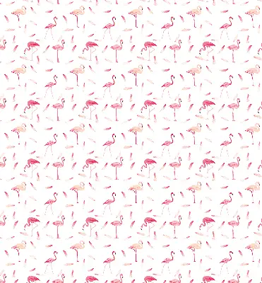 Unutarnja prozorska zatamnjujuća rolo zavjesa Flamingosi i njihovo perje