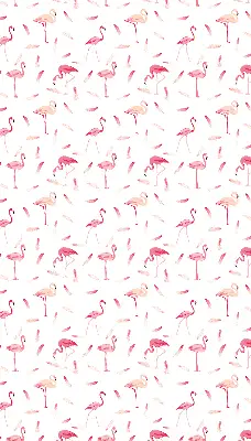 Unutarnja prozorska zatamnjujuća rolo zavjesa Flamingosi i njihovo perje