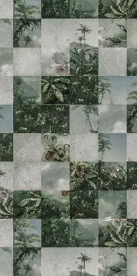 Platnena zatamnjujuća rolo zavjesa Ploče od palmi