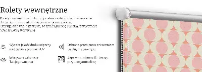 Unutarnja prozorska zatamnjujuća rolo zavjesa Apstraktne oči