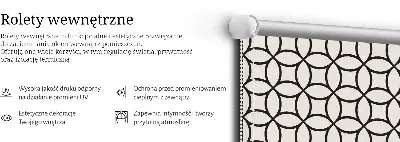 Unutarnja zatamnjujuća rolo zavjesa za prozor Ispreplitanje
