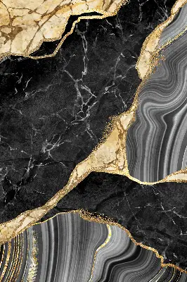 Zatamnjujuća rolo zavjesa za prozor Crni mramor