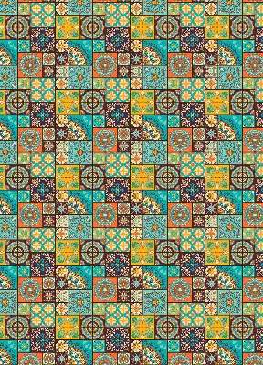 Unutarnja prozorska zatamnjujuća rolo zavjesa Šarena mandala