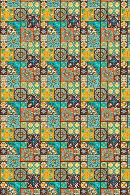 Unutarnja prozorska zatamnjujuća rolo zavjesa Šarena mandala