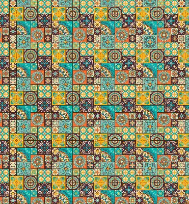 Unutarnja prozorska zatamnjujuća rolo zavjesa Šarena mandala