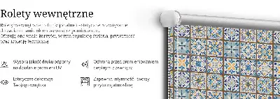 Zatamnjujuća rolo zavjesa za balkonska vrata Mandala