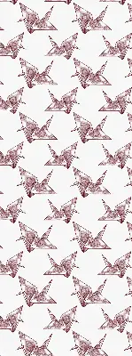 Unutarnja zatamnjujuća rolo zavjesa za prozor Origami labudovi