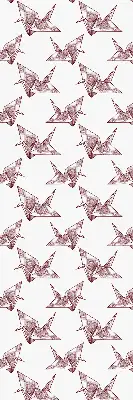 Unutarnja zatamnjujuća rolo zavjesa za prozor Origami labudovi