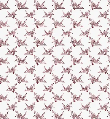 Unutarnja zatamnjujuća rolo zavjesa za prozor Origami labudovi