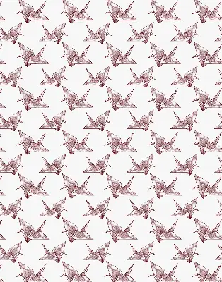 Unutarnja zatamnjujuća rolo zavjesa za prozor Origami labudovi