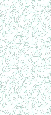 Zatamnjujuća rolo zavjesa za balkonska vrata Tirkizno lišće