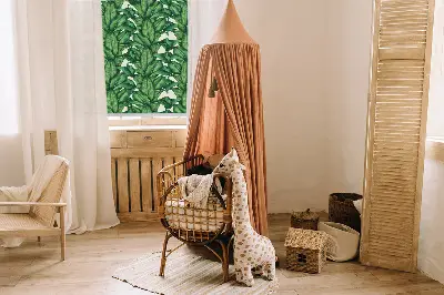 Zatamnjujuća rolo zavjesa za prozor Zeleno lišće