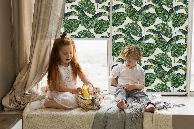 Unutarnja zatamnjujuća rolo zavjesa Egzotično lišće