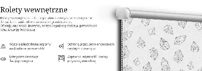 Platnena zatamnjujuća rolo zavjesa Geometrijski oblici