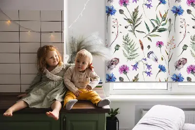 Unutarnja prozorska zatamnjujuća rolo zavjesa Šareno cvijeće